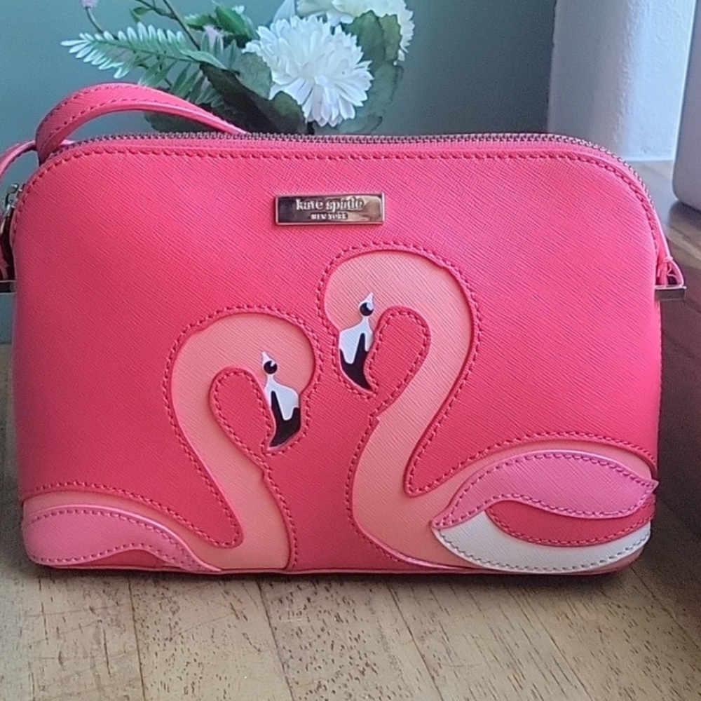 Kate Spade Take a Walk on the Wild Side Crossbody | Hanna | Flamingos